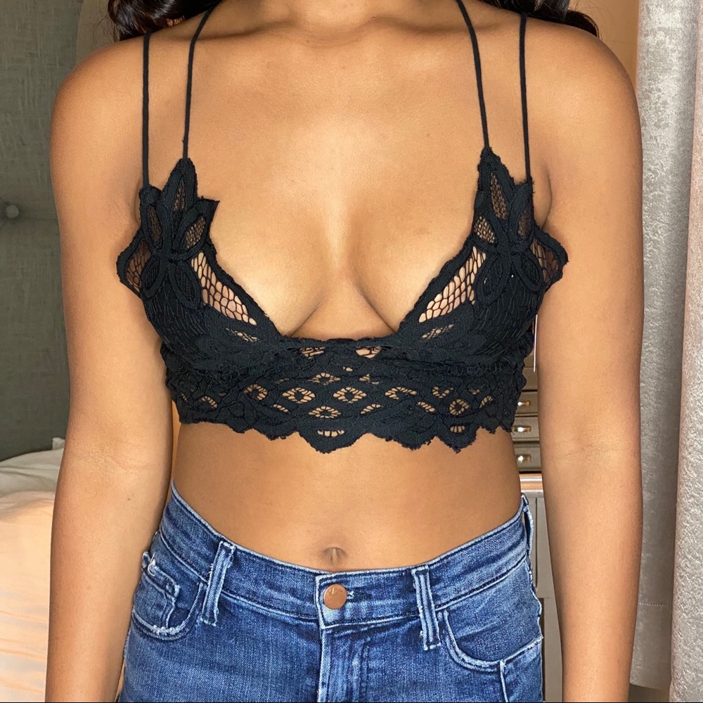 NWT Free People lace half top